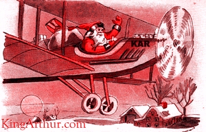 Santa Fly-by