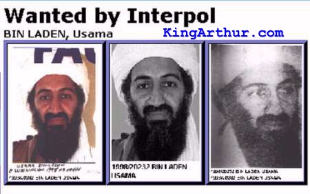 Bin Laden 
Interpol Wanted Poster