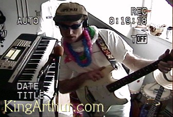 Playing live music under
extenuating circumstances.